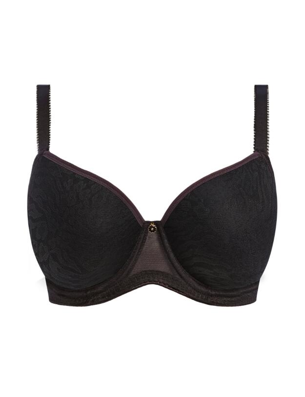 Freya Love-Haze Moulded Plunge T Shirt Bra Black