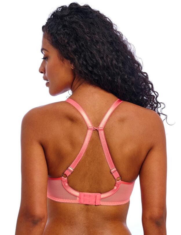 Freya Offbeat Decadence Moulded Spacer Bra Sunset Coral