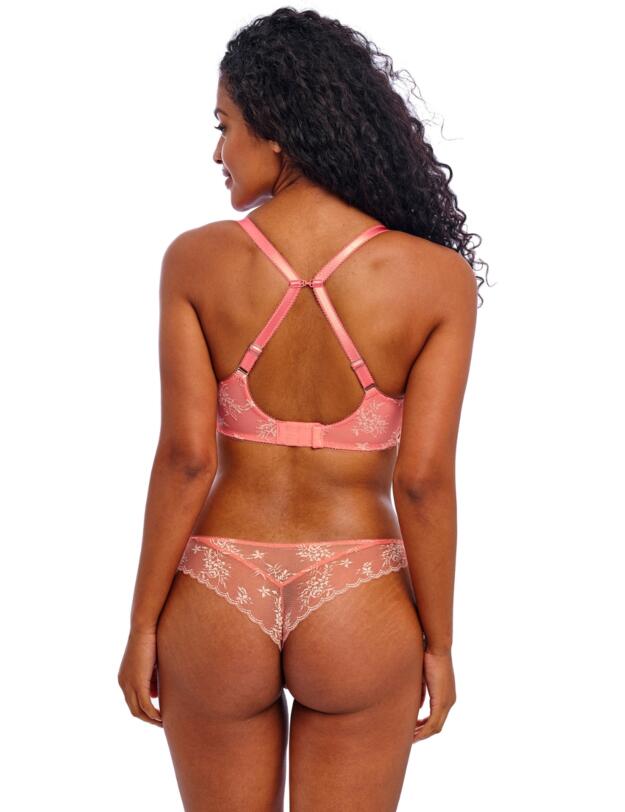 Freya Offbeat Decadence Side Support Bra Sunset Coral