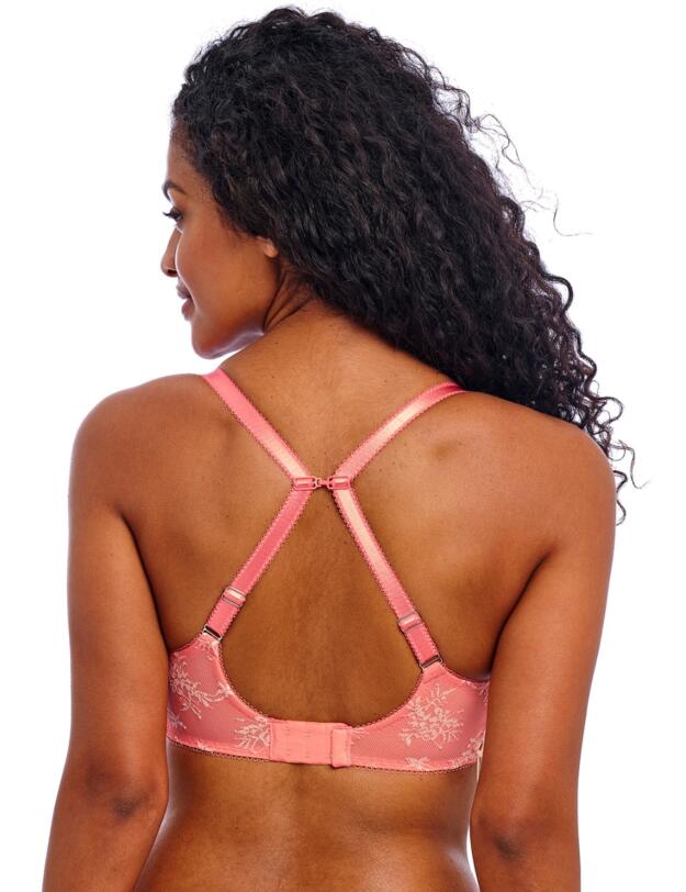 Freya Offbeat Decadence Side Support Bra Sunset Coral