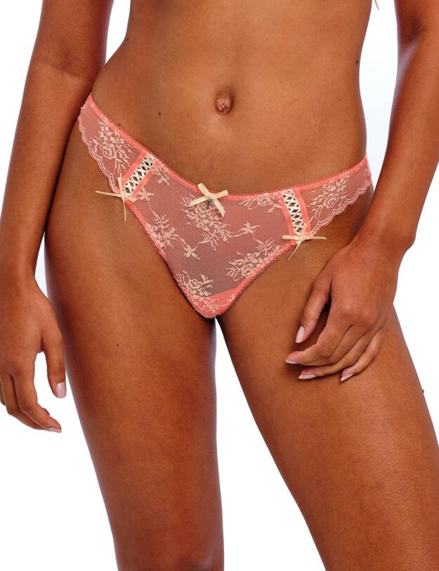 Freya Offbeat Decadence Brazilian Brief Sunset Coral