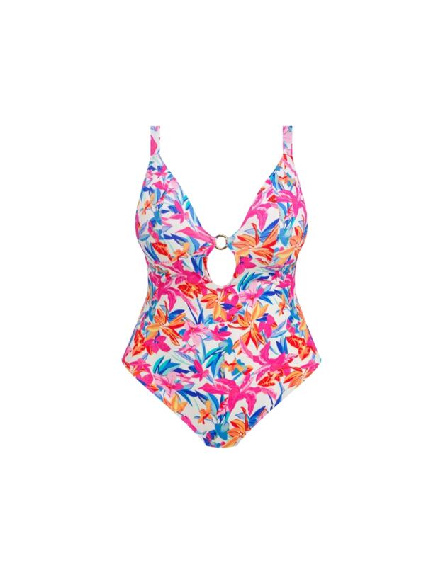 Elomi Savaneta Swimsuit White 