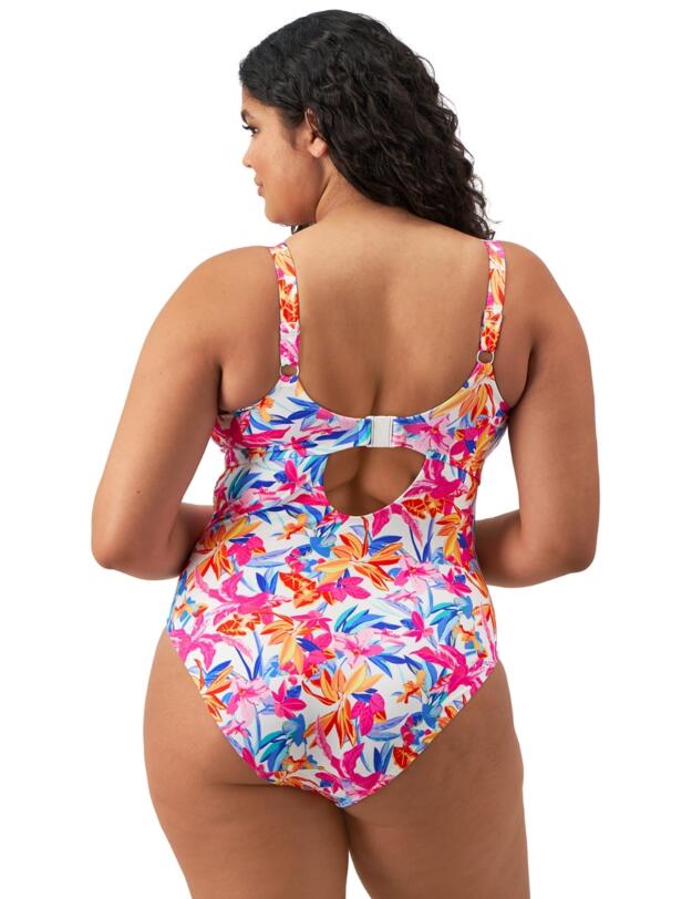 Elomi Savaneta Swimsuit White 