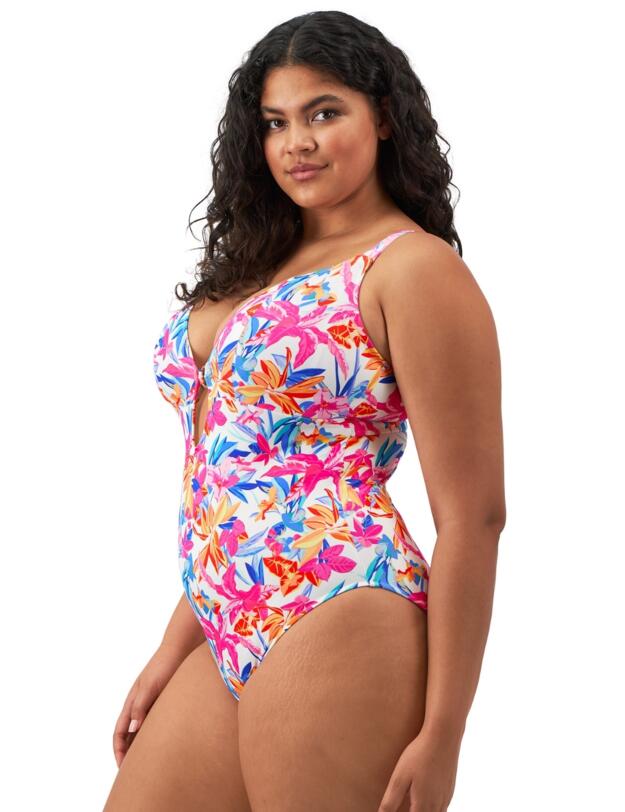 Elomi Savaneta Swimsuit White 