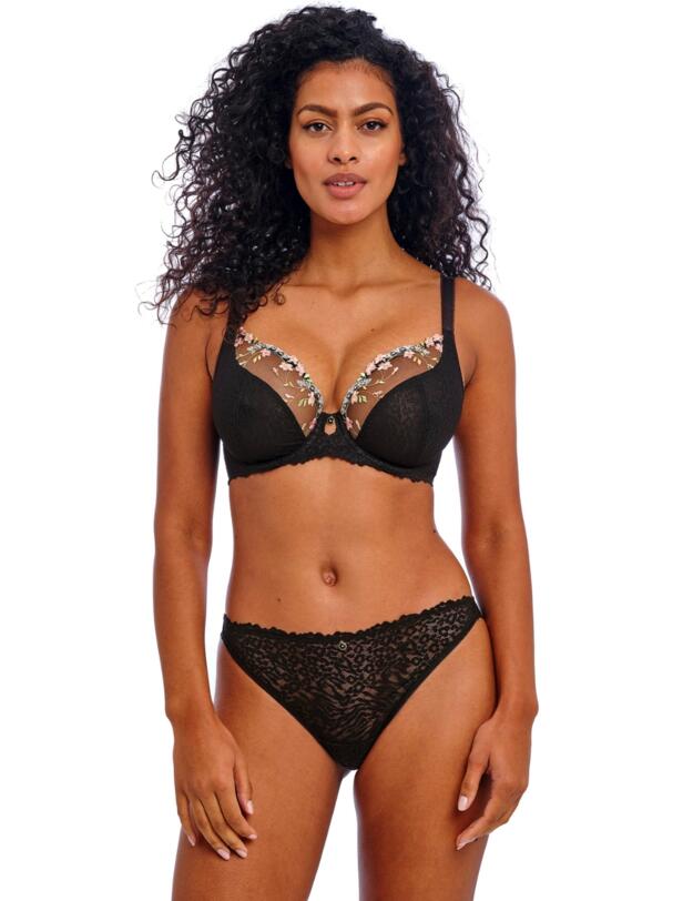 Freya Love-Haze Underwired Plunge Bra Black