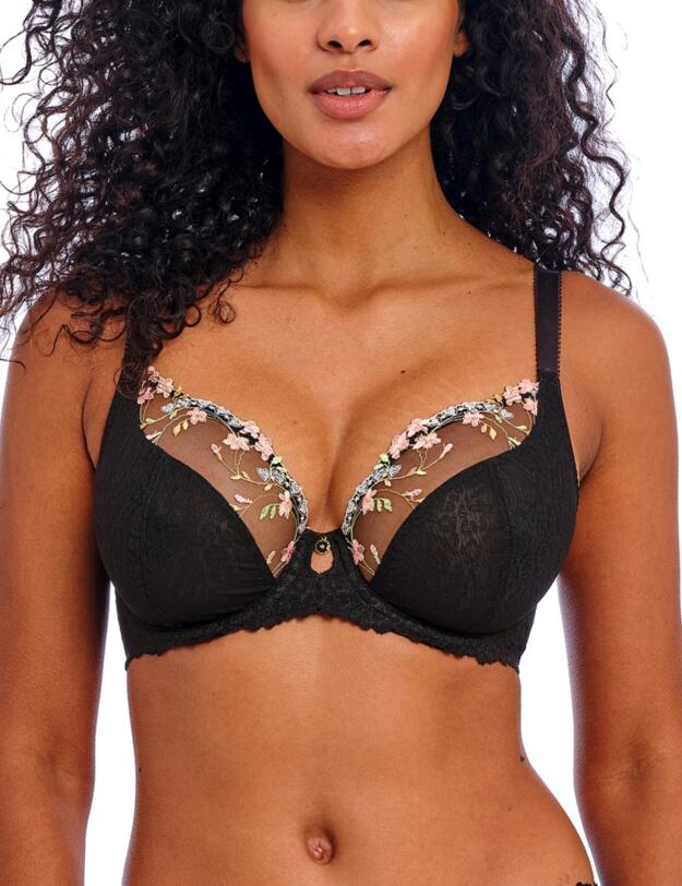 Freya Love-Haze Underwired Plunge Bra Black