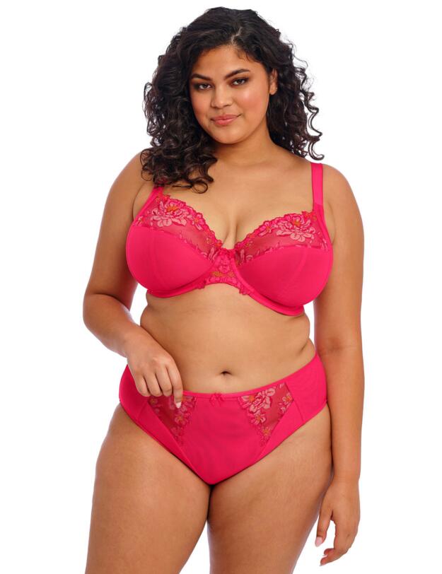 Elomi Teagan High Leg Brief Azalea