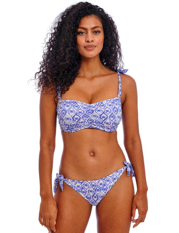 Freya Ocean Breeze Bandeau Bikini Top Denim