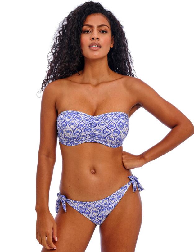 Freya Ocean Breeze Bandeau Bikini Top Denim