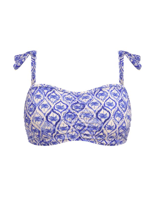 Freya Ocean Breeze Bandeau Bikini Top Denim