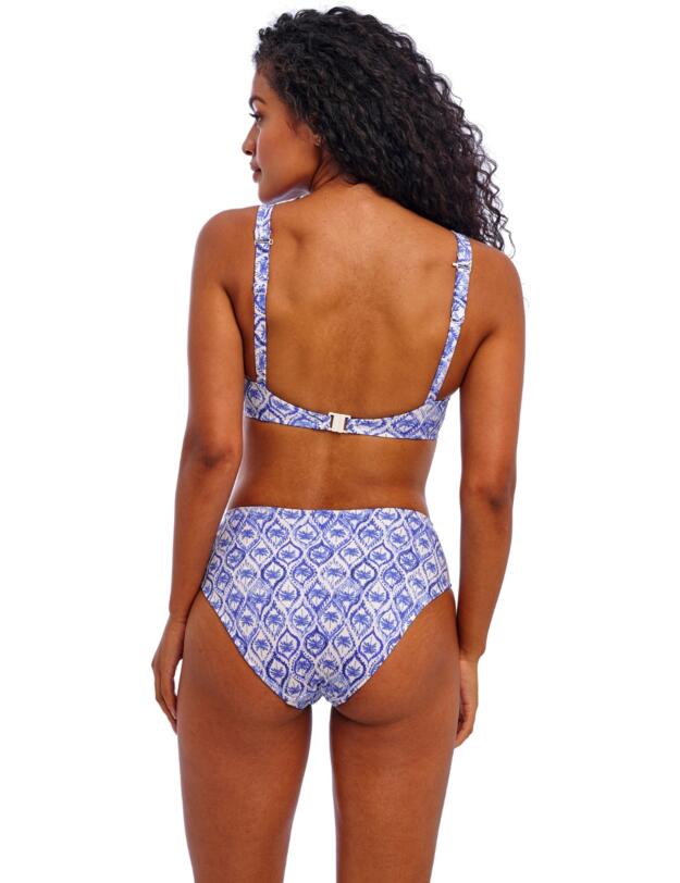 Freya Ocean Breeze High Apex Bikini Top Denim