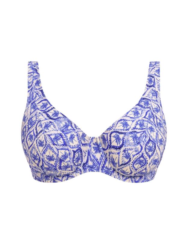 Freya Ocean Breeze High Apex Bikini Top Denim