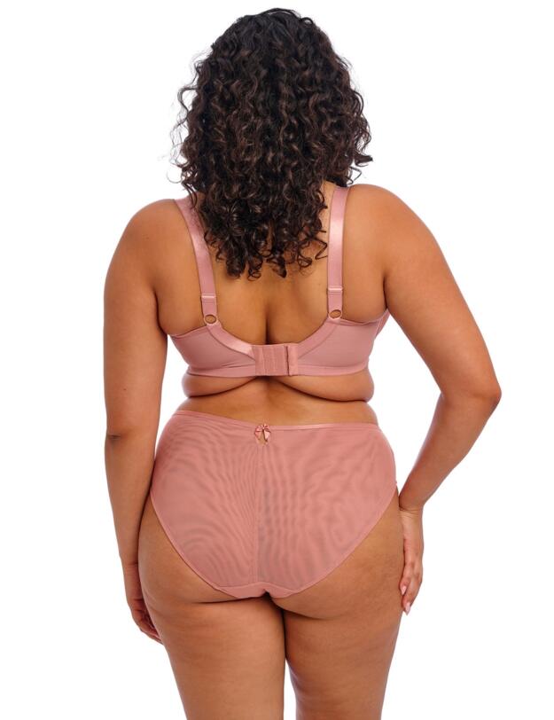 Elomi Teagan High Leg Brief Ash Rose