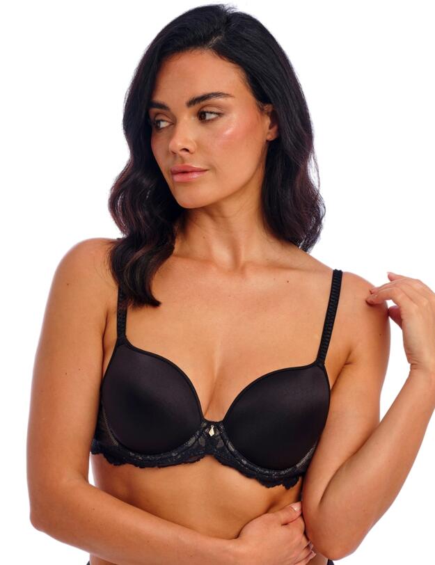 Wacoal Vivid Attraction Underwired Contour Bra Black
