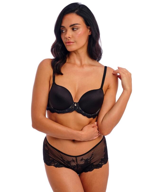 Wacoal Vivid Attraction Underwired Contour Bra Black
