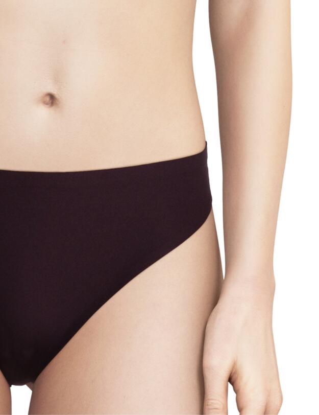 Chantelle Soft Stretch Thong Aubergine