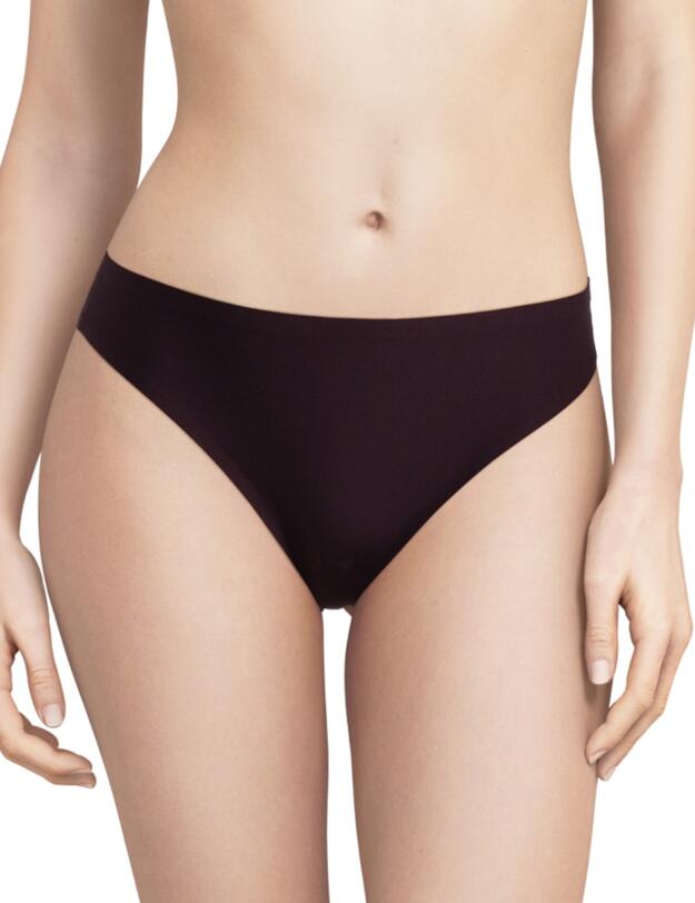 Chantelle Soft Stretch Thong Aubergine