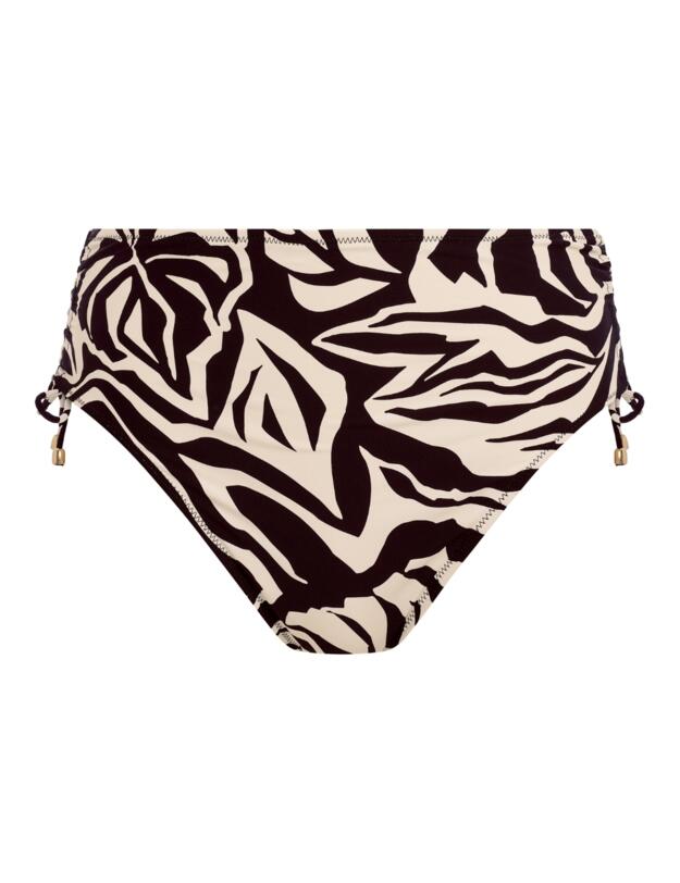 Fantasie Aruba Nights High Waist Bikini Brief Black and Cream