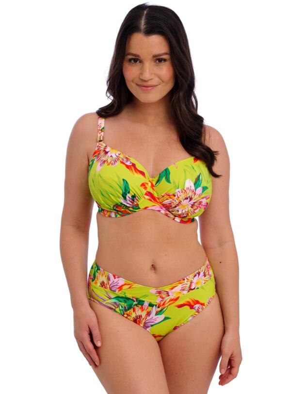 Fantasie Cala Macarella Underwired Gathered Full Cup Bikini Top Zest
