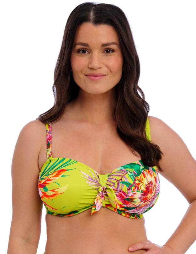 Fantasie Cala Macarella Underwired Bandeau Bikini Top Zest