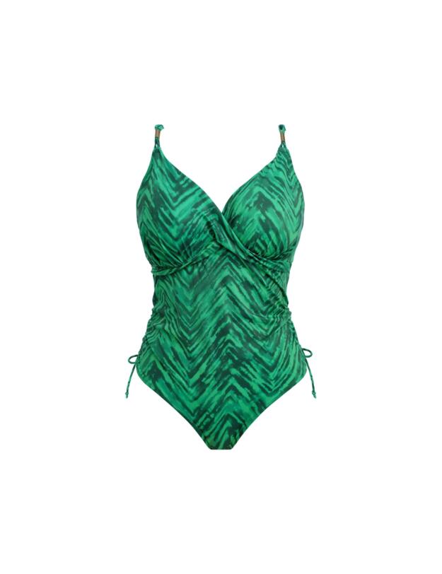 Fantasie Punta Mita Underwired Plunge Swimsuit Emerald