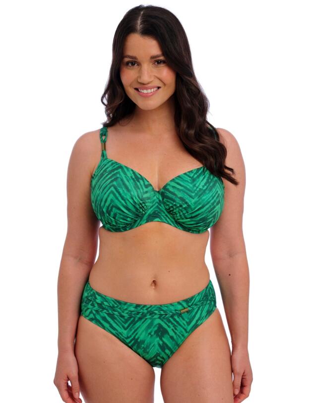 Fantasie Punta Mita Mid Rise Bikini Brief Emerald