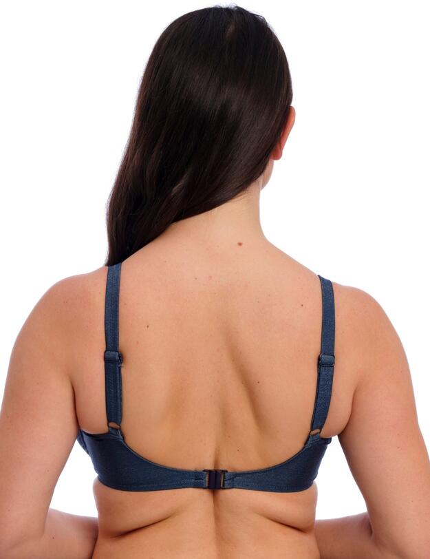 Fantasie Parcos Coast Underwired Gathered Full Cup Bikini Top Midnight Sparkle