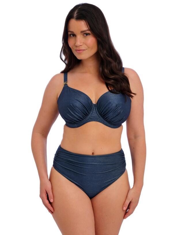 Fantasie Parcos Coast Underwired Gathered Full Cup Bikini Top Midnight Sparkle