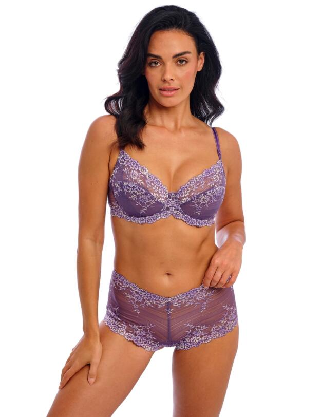 Wacoal Embrace Lace Boy Short Grape Compote Multi