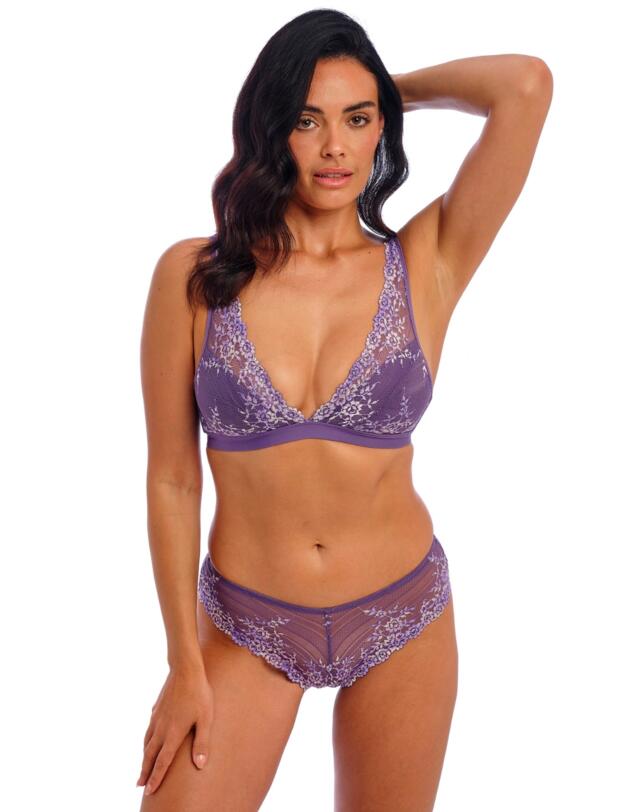 Wacoal Embrace Lace Tanga Brief Grape Compote Multi