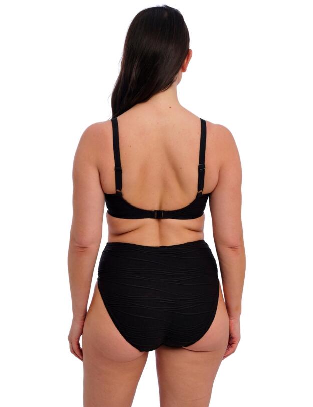 Fantasie Beach Waves Gathered Full Cup Bikini Top Black