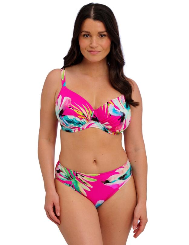 Fantasie Carabelita Mid Rise Bikini Brief Peony