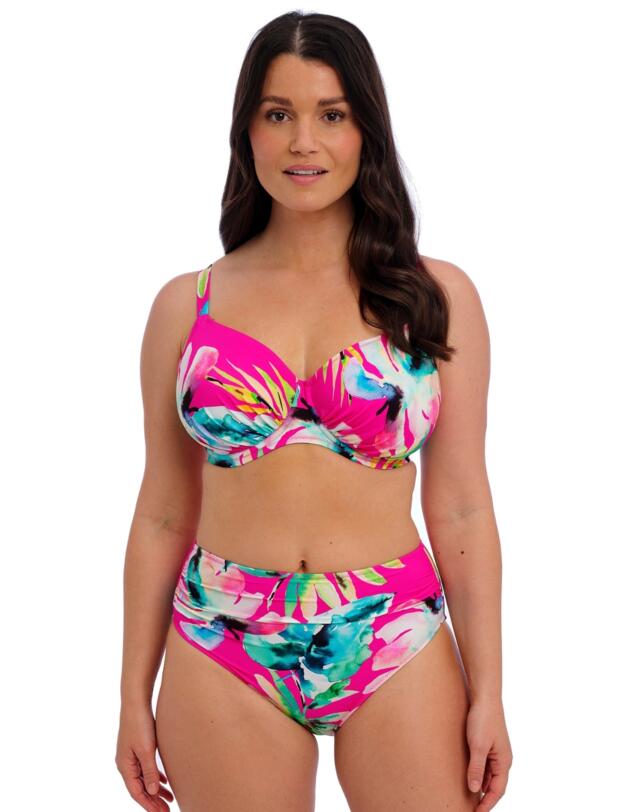 Fantasie Carabelita Gathered Full Cup Bikini Top Peony