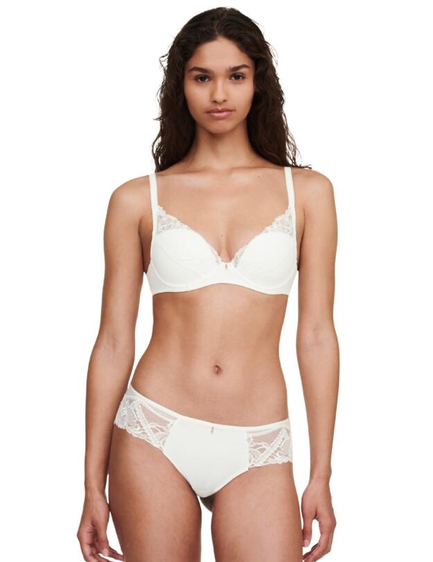  Chantelle Orangerie Dream Plunge T-Shirt Bra Milk