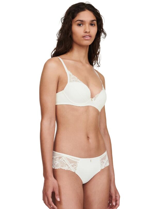  Chantelle Orangerie Dream Plunge T-Shirt Bra Milk