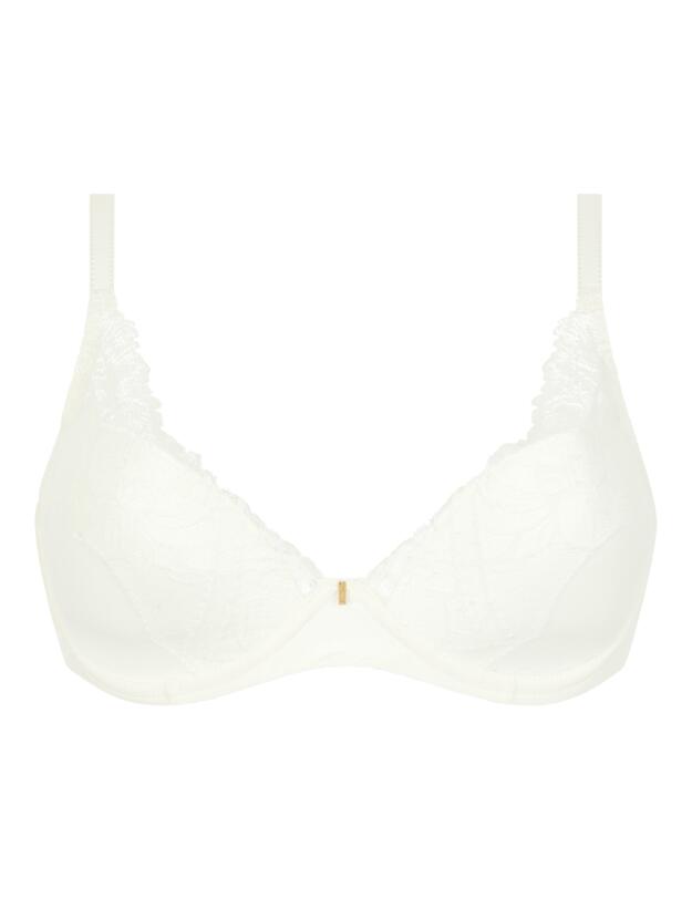  Chantelle Orangerie Dream Plunge T-Shirt Bra Milk