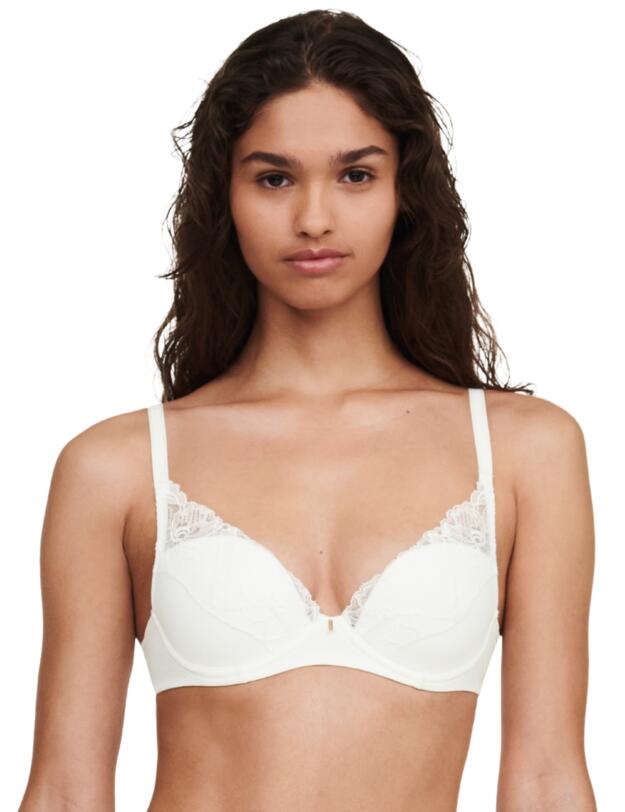  Chantelle Orangerie Dream Plunge T-Shirt Bra Milk