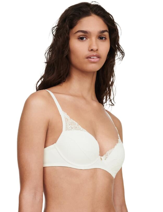  Chantelle Orangerie Dream Plunge T-Shirt Bra Milk