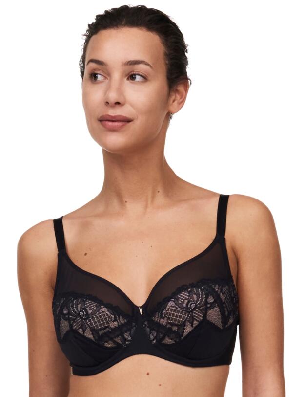 Chantelle Orangerie Dream Very Covering Bra Black