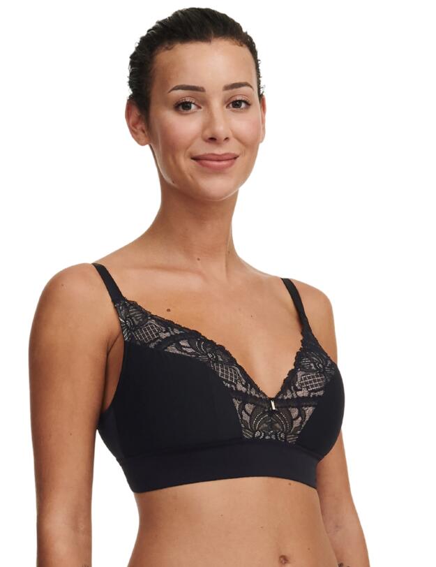 Chantelle Orangerie Dream Non-Wired Support Foam Bra Black