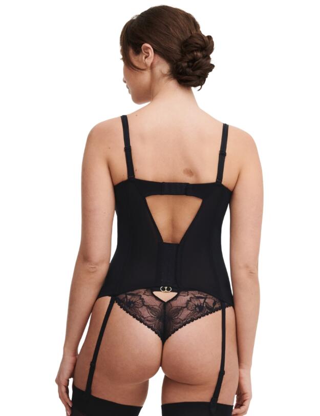 Chantelle Orchids Basque Black