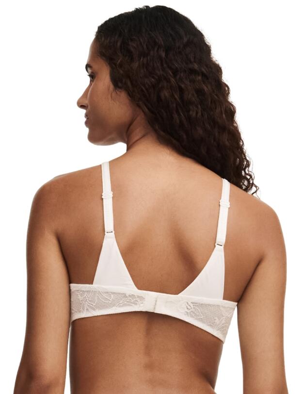 Chantelle Orchids Half Cup Balcony Bra Milk