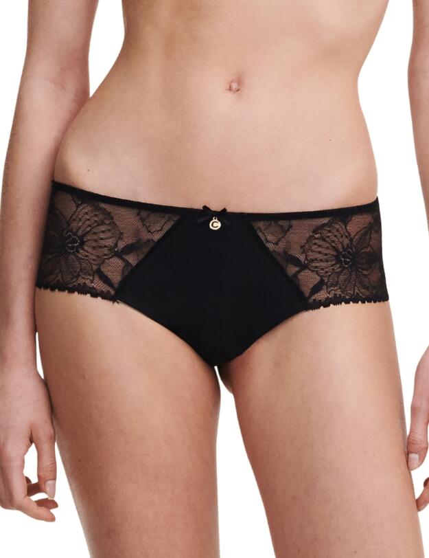 Chantelle Orchids Shorty Brief Black