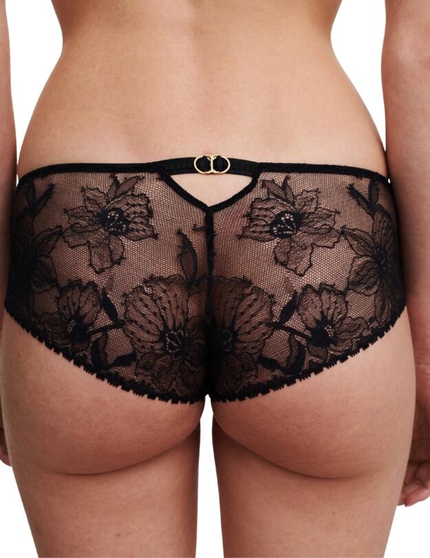 Chantelle Orchids Shorty Brief Black