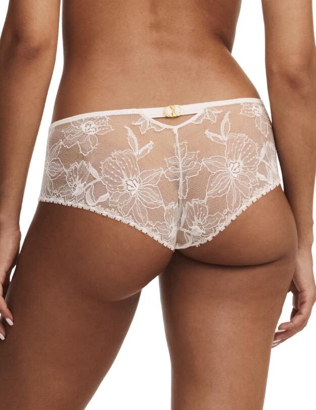 Chantelle Orchids Shorty Brief Milk