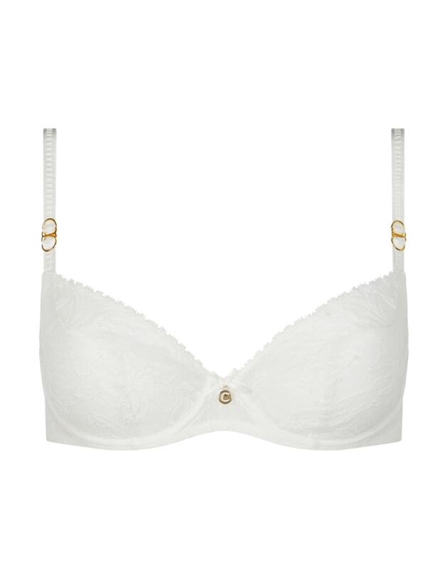 Chantelle Orchids Covering Bra Milk
