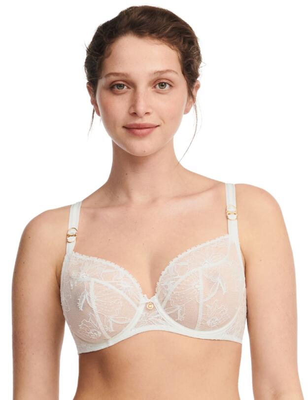 Chantelle Orchids Covering Bra Milk