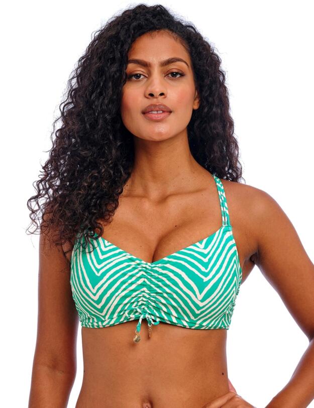 Freya Fiji Falls Bralette Bikini Top Marine