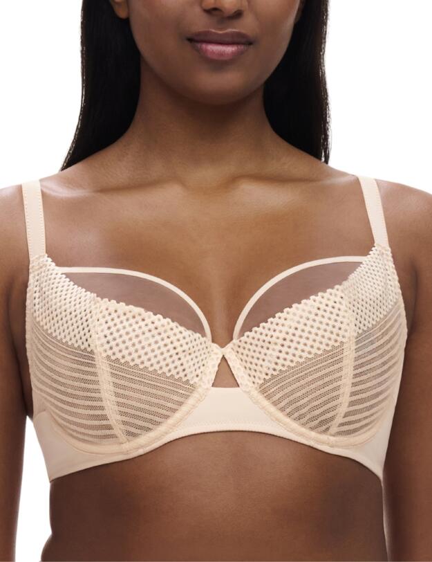 Chantelle Play Very Covering Bra Golden Beige