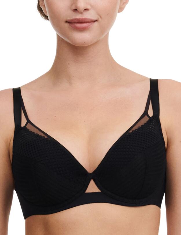 Chantelle Play Plunge T-Shirt Bra Black